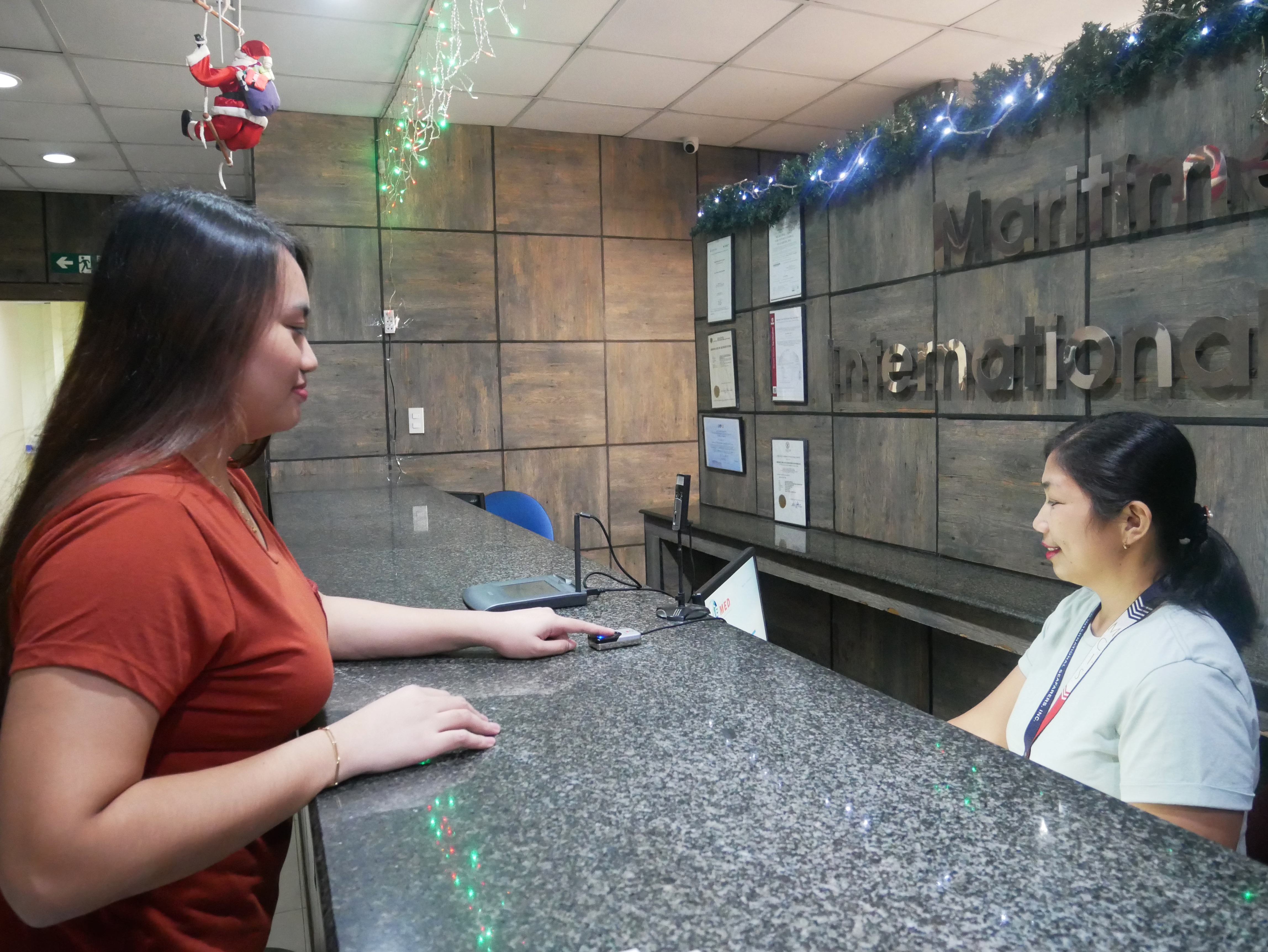 Biometric Enrollment - Reception